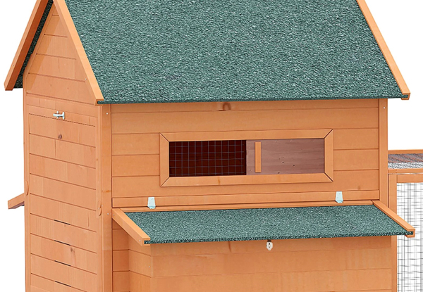 Petscene Wooden XX-Large Chicken Run Coop