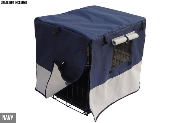 Dog Crate Cover - Five Sizes & Two Colours Available