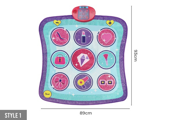 Bopeep Kids Dance Music Mat Floor Toy - Two Styles Available