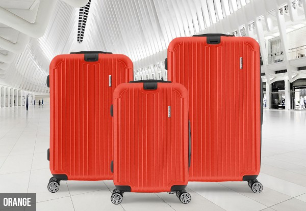Set of Three Luggage Range - Four Colours Available