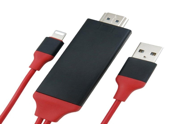 1080P Adapter Lightning Cable Compatible with iPhone iPad & iPod
