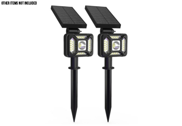 Solar-Powered RGB Dual Lighting Mode Lawn Light