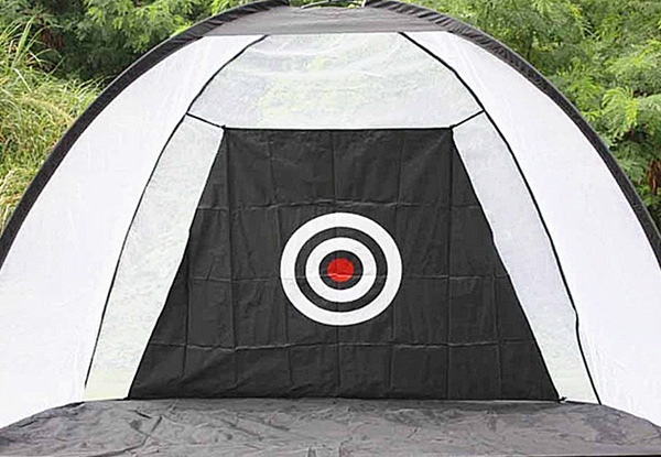Golf Practice Training Tent Black