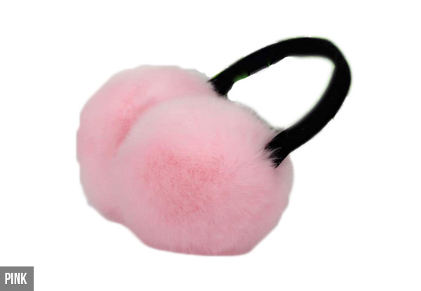 Faux Fur Ear Muffs - Eight Colours Available