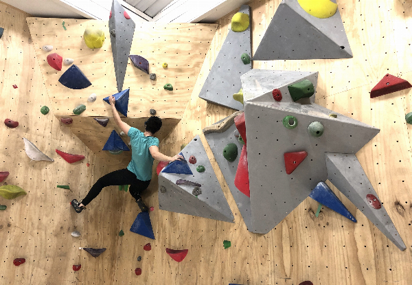 Indoor Rock Climbing Day Pass for One Adult - Option for a Child