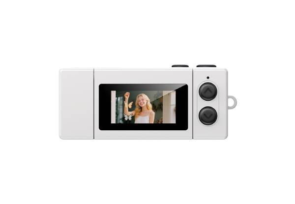 Retro HD 12MP Vintage Mini Digital Camera White