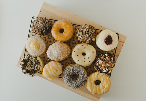 Box of Six Original Sweet Vanilla Glazed Donuts - Option for Six Unique DIY Flavours or 12 Original Sweet Vanilla Glazed Donuts - North Shore Location Only