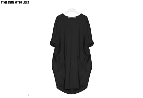 Comfy Casual Dress - Four Colours & Five Sizes Available