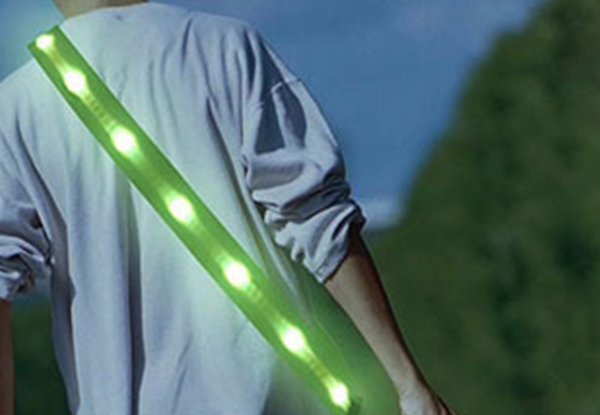 Reflective LED Belt with Three Light Modes - Available in Two Styles & Option for Two-Piece