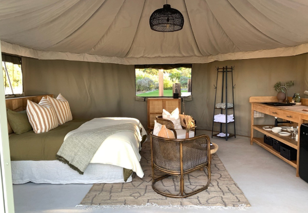 One-Night Mid-Week Raglan Luxury Glamping Experience for Two incl. Early Check-in & Late Checkout - Option for Two-Nights & Weekend Stay