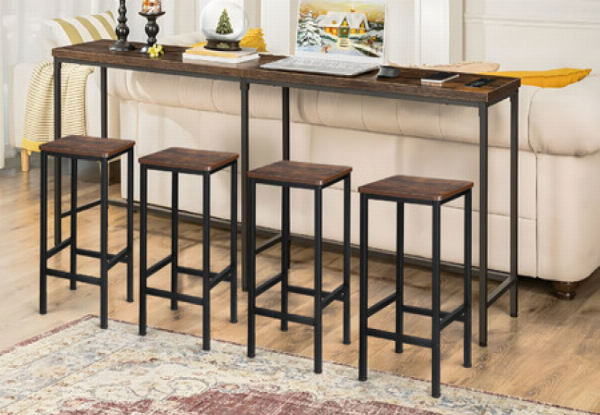 Two-Pack Kitchen Counter Bar Stool - Option for Four-Pack