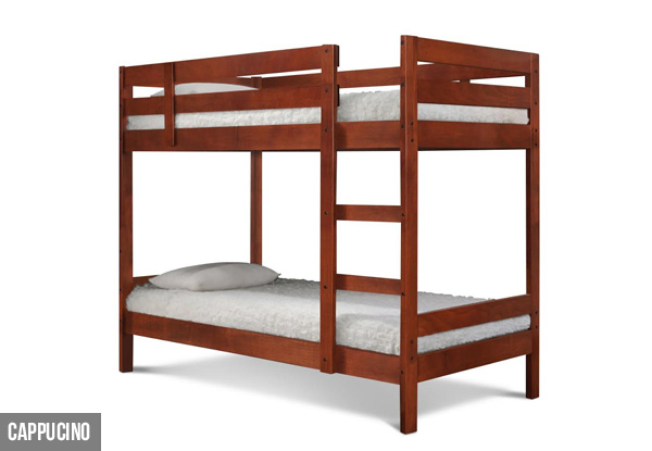 Wood Bunk Beds - Two Colours Available