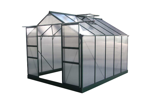 Aluminium Framed 8 x 10ft Greenhouse