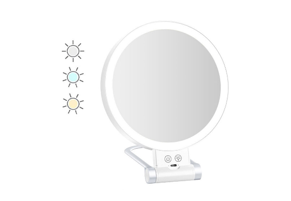 Double Sided Mirror with Magnifying & Light - Three Options Available