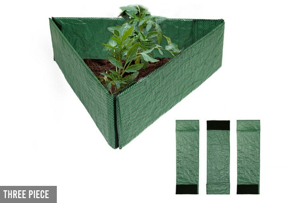 Three-Piece DIY Flower Planting Beds - Option for Two-Pack & Option for Four or Five-Piece Set