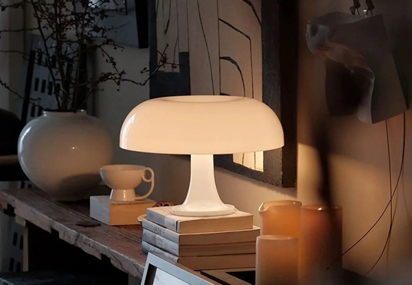 LED Mushroom Table Lamp - Two Colours Available