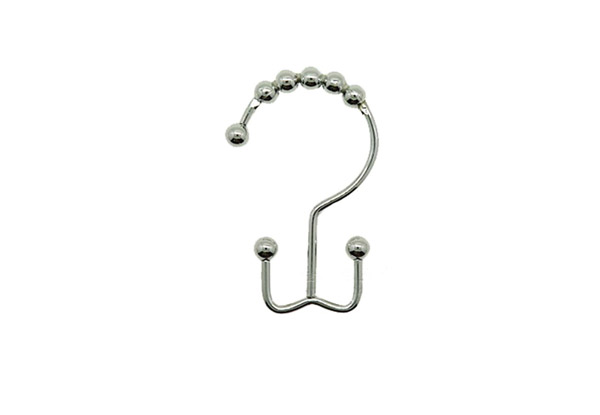 10-Pack of Stainless Steel Shower Curtain Hook Rings - 20-Pack Option Available with Free Delivery