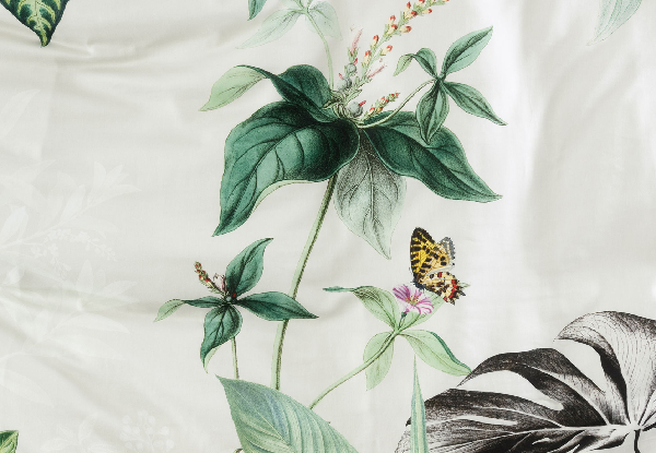 Savona Grove Duvet Cover Set - Available in Three Sizes & Option for Extra European Pillowcase