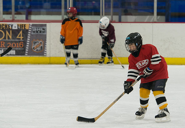 Two Learn to Play Ice Hockey Lessons for One Child incl. Gear Hire