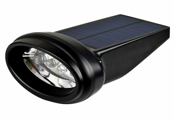 Solar 4LED Spotlight Outdoor Light - Option for Two with Free Delivery