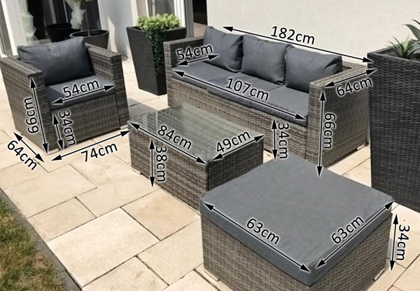Pre-Order Four-Piece Outdoor Sofa Set