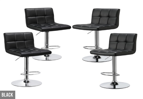 Four-Piece Set of Bar Stools - Two Colours Available