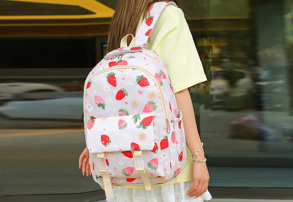 Kids Backpack with Lunch & Pencil Bag Set - Available in Three Colours & Option for Two Sets