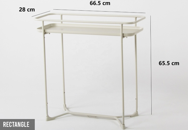 Modern Loft Side Table - Two Shapes & Three Colours Available