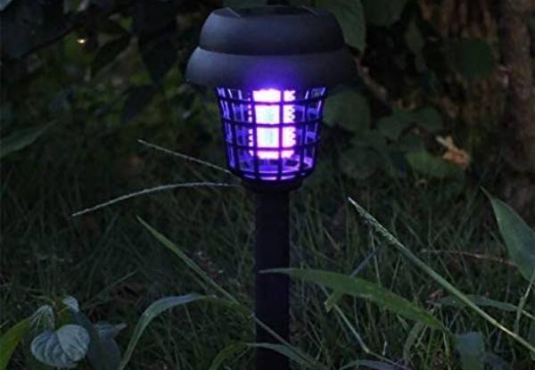 Two-Pack Solar-Powered LED Mosquito Killer Light