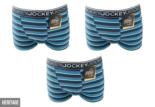 Three-Pack of Jockey Trunks - Seven Styles Available