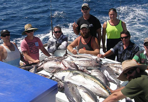 $75 for a Full-Day Fishing Trip for an Adult or $55 for a Child – Two Adults & Family Option Available