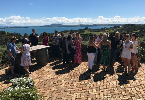 Autumn Wine Tasting on Waiheke Island incl. Fish n' Chips & Transportation to & from the Ferry Terminal for One Person - Options for up to Eight People - Valid Friday to Sunday