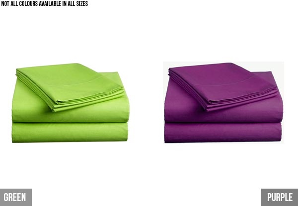 1000TC Microfiber Sheet Set - 10 Colours & Five Sizes Available