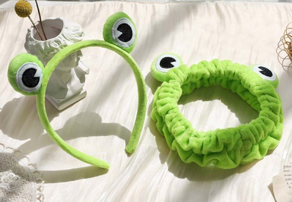 Two-Pack Cute Frog Headbands