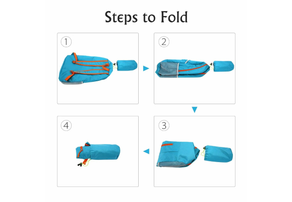 Foldable Ultra Lightweight Hiking Backpack - Available in Four Colours