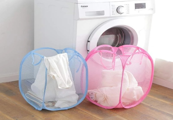 Fabric Clothes Storage Basket - Four Colours Available & Option for Two-Pack