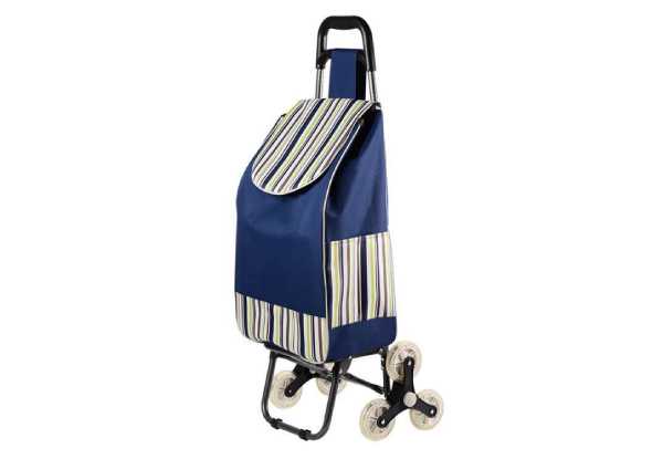 Foldable Shopping Bag Trolley with Wheels