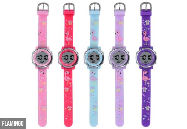 Kids Watch Range - Two Styles & Five Colours Available
