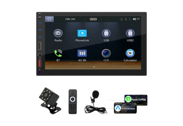 7-Inch Double Din Car Stereo Radio System