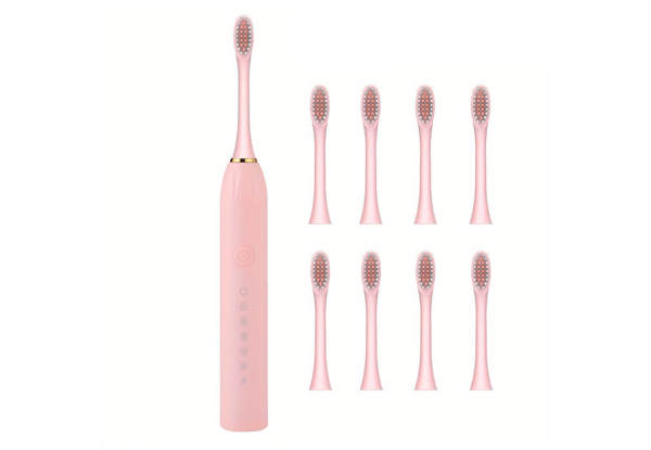 ProSonic T5 Electric Toothbrush incl. Eight Brush Heads - Available in Three Colours - Elsewhere Pricing $49.99