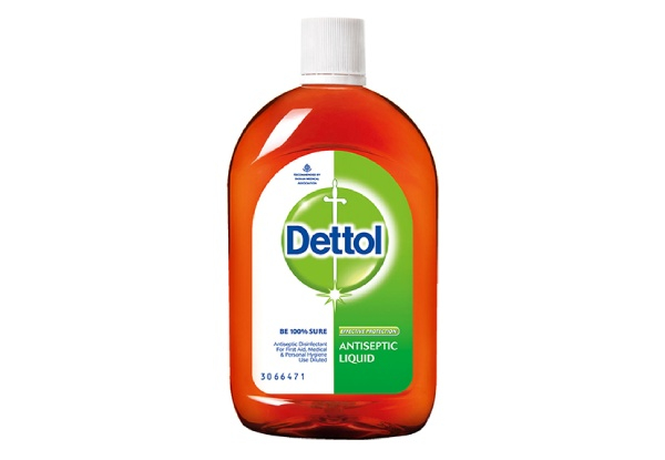 Six-Pack of 60ml Dettol Antiseptic Disinfectant Liquid