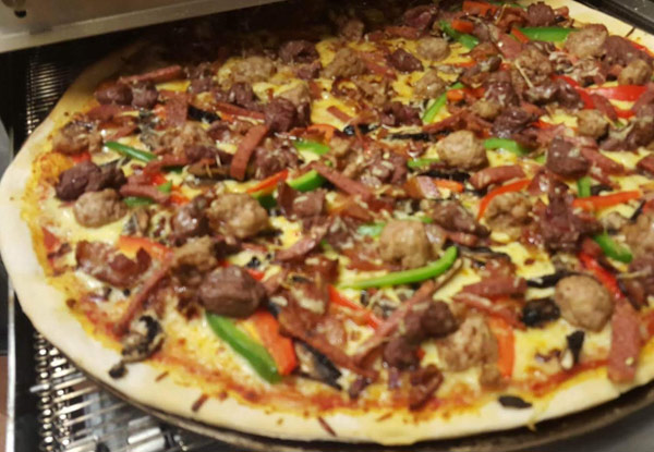 20-Inch Dine-In Pizza - Valid for Dinner Sunday to Thursday Only