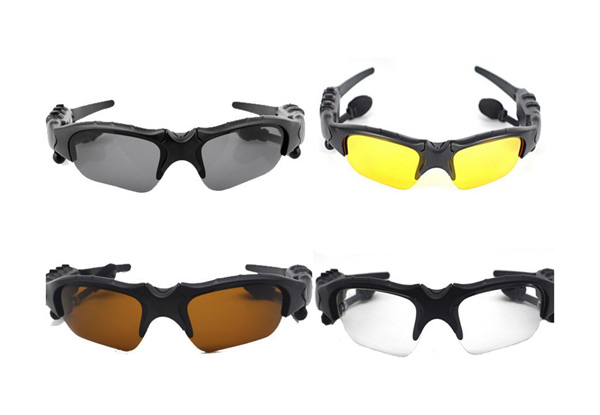 Sport Bluetooth Headphone Sunglasses - Four Colours Available with Free Delivery