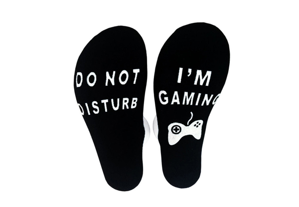 Two Pairs of Novelty Gaming Socks - Four Prints Available - Option for Four Pairs