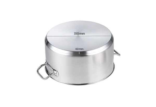 SOGA 23L Stainless Steel Stock Pot