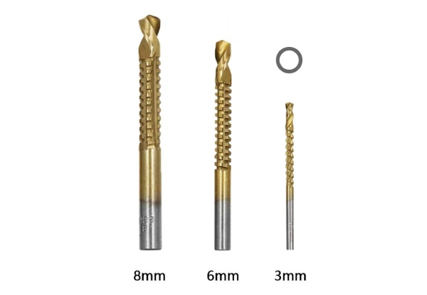 Six-Piece Step Drill Bit Set