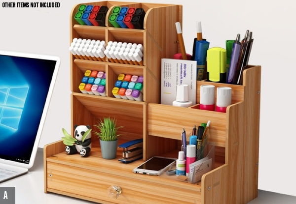 Wooden Pen Holder - Two Options Available
