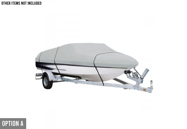 Boat Cover - Three Options Available
