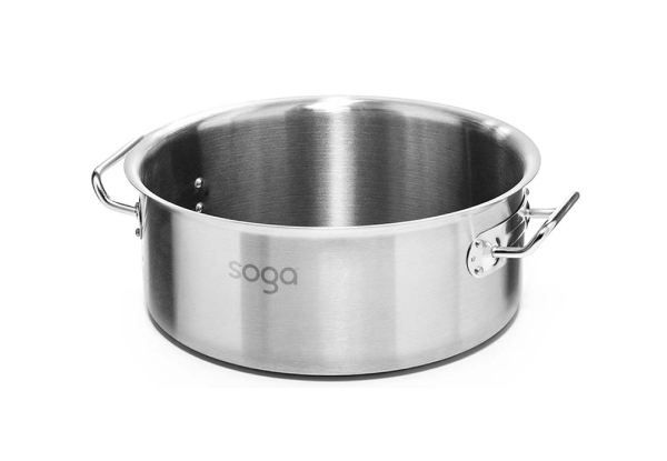 Soga Stainless Steel Cooking Pot - Six Sizes Available