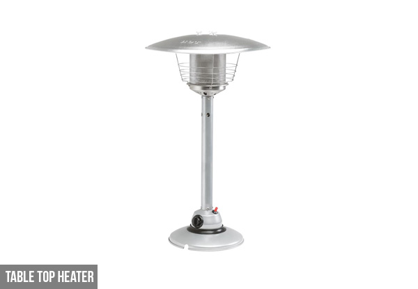 Gasmate Outdoor Table Top Heater with Free Urban Delivery
